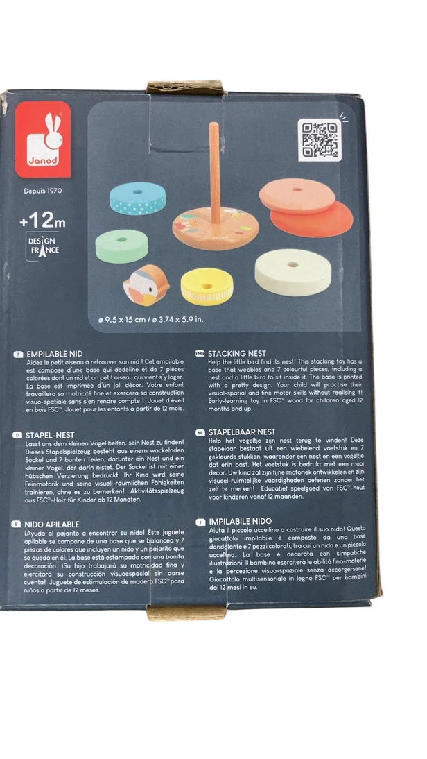 Janod Stackable Nest Pure, Pastel - Image 3