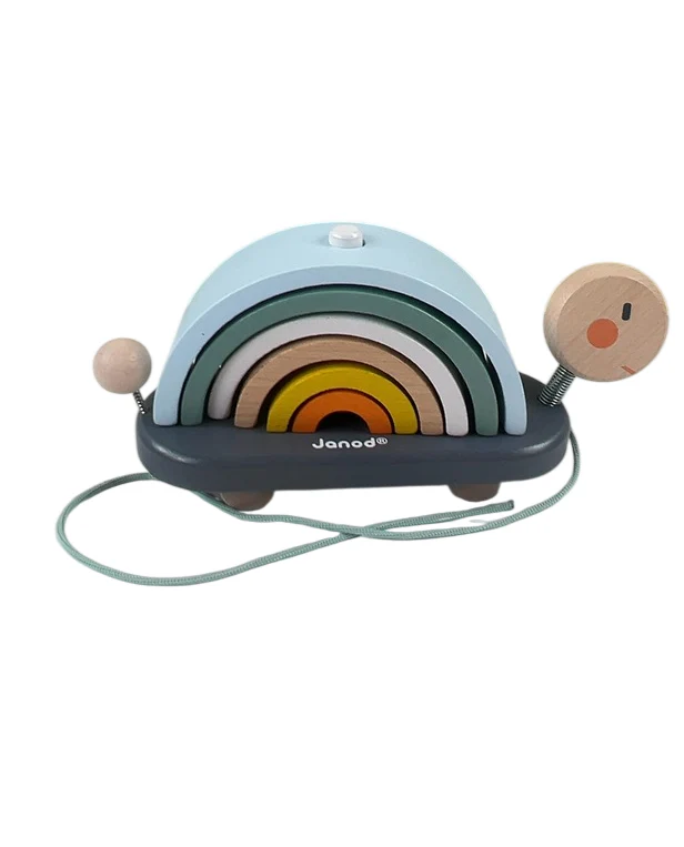 Janod Sweet Cocoon Rainbow Turtle - Image 3