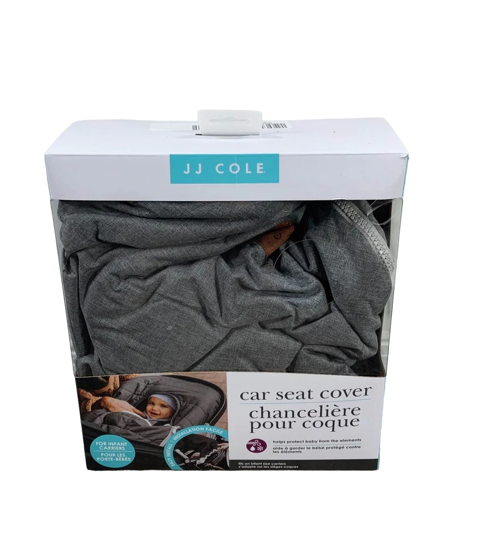 JJ Cole Car Seat Cover, Heather Grey - Image 2