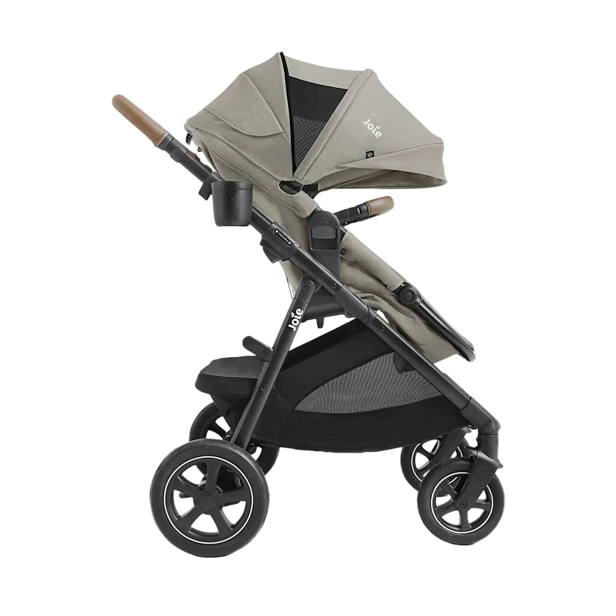 Joie Ginger DLX 4-in-1 All-Terrain Pramette Stroller, Dove, 2025 - Image 2