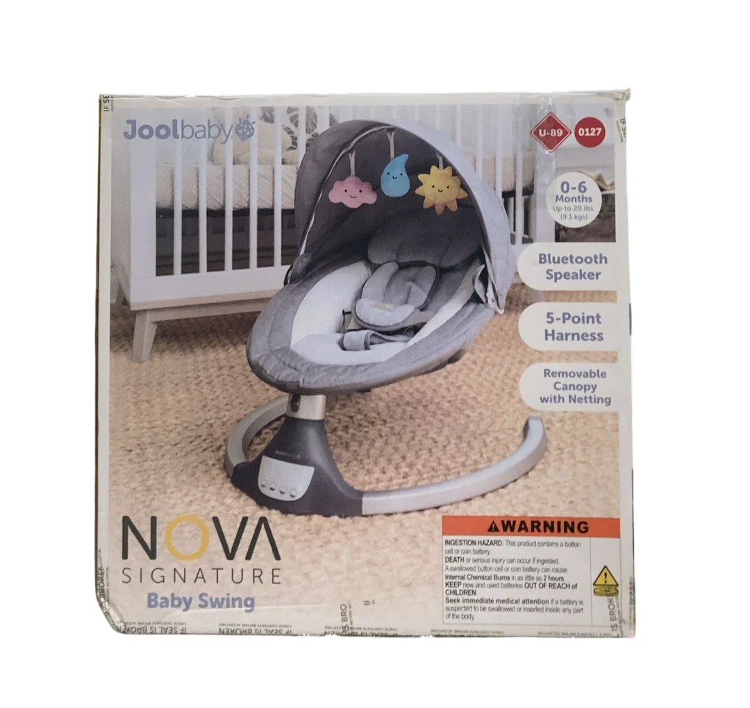 Jool Nova Baby Swing, Gray, Original - Image 5