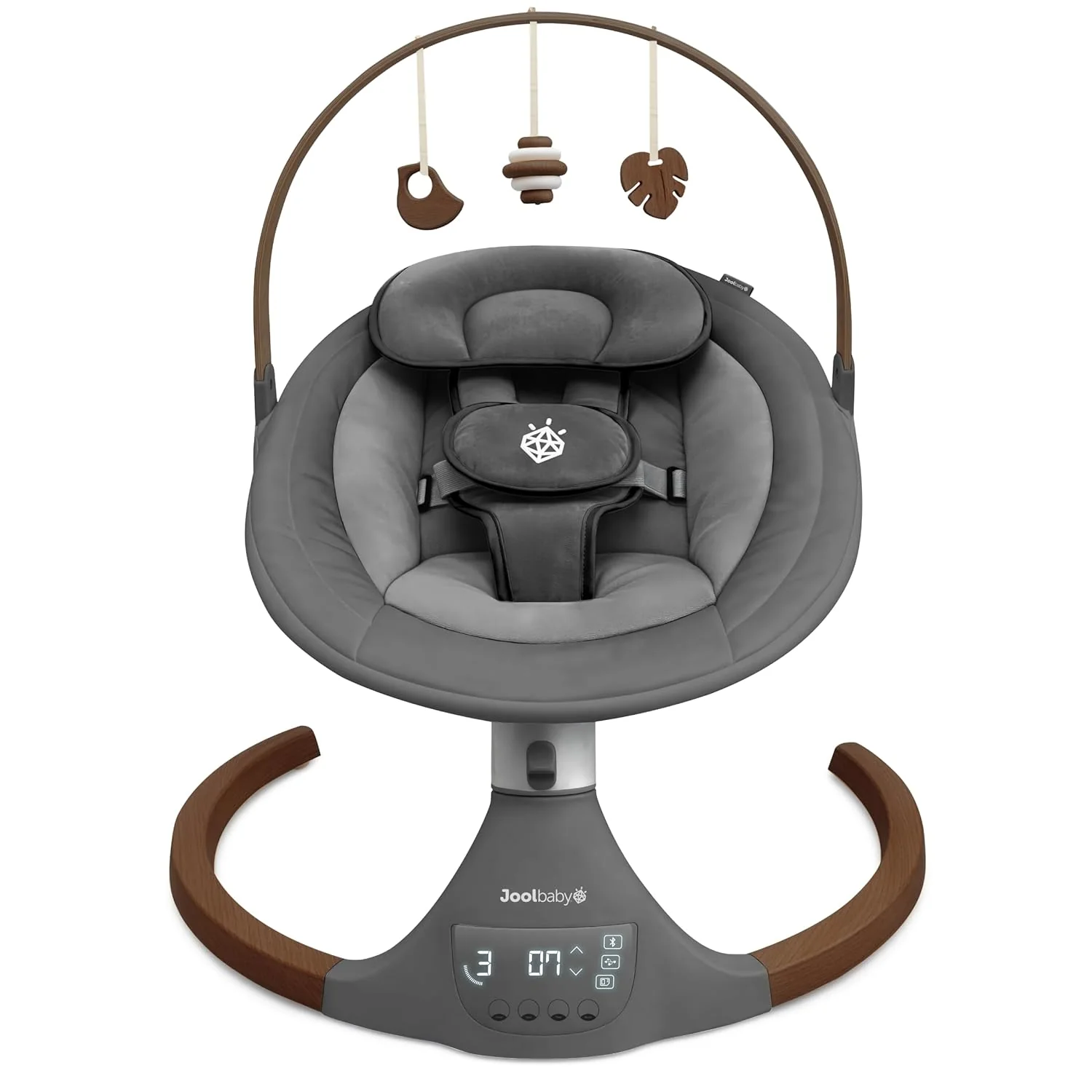 Jool Nova Baby Swing, Nature, Slate