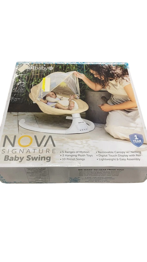 Jool Nova Baby Swing, Original, Oatmeal - Image 2