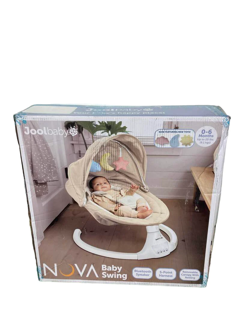Jool Nova Baby Swing, Original, Oatmeal - Image 2