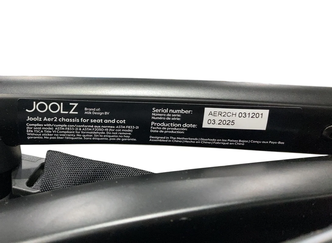 Joolz Aer2 Lightweight Travel Stroller, 2025, Space Black - Image 8