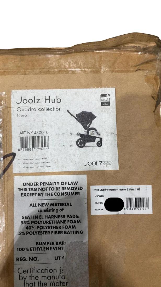 Joolz Hub Stroller, 2018, Briliant Black - Image 9