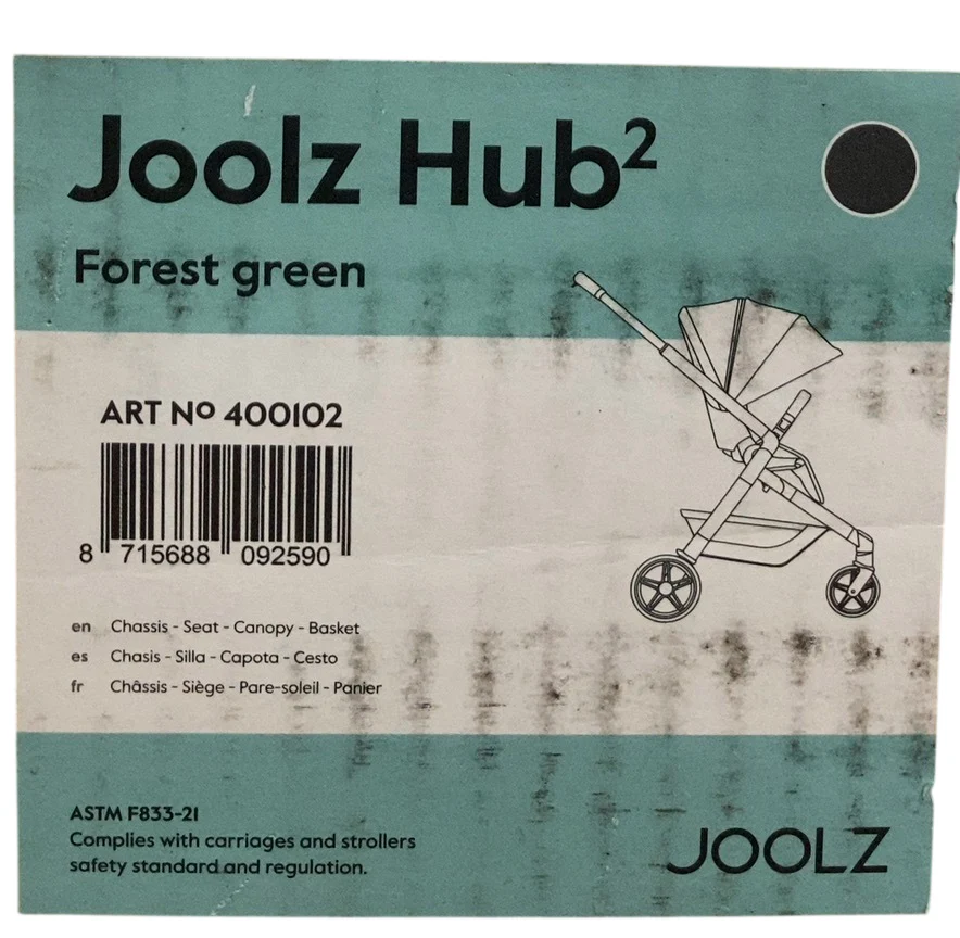Joolz Hub2 Compact Stroller, 2024, Forest Green - Image 3