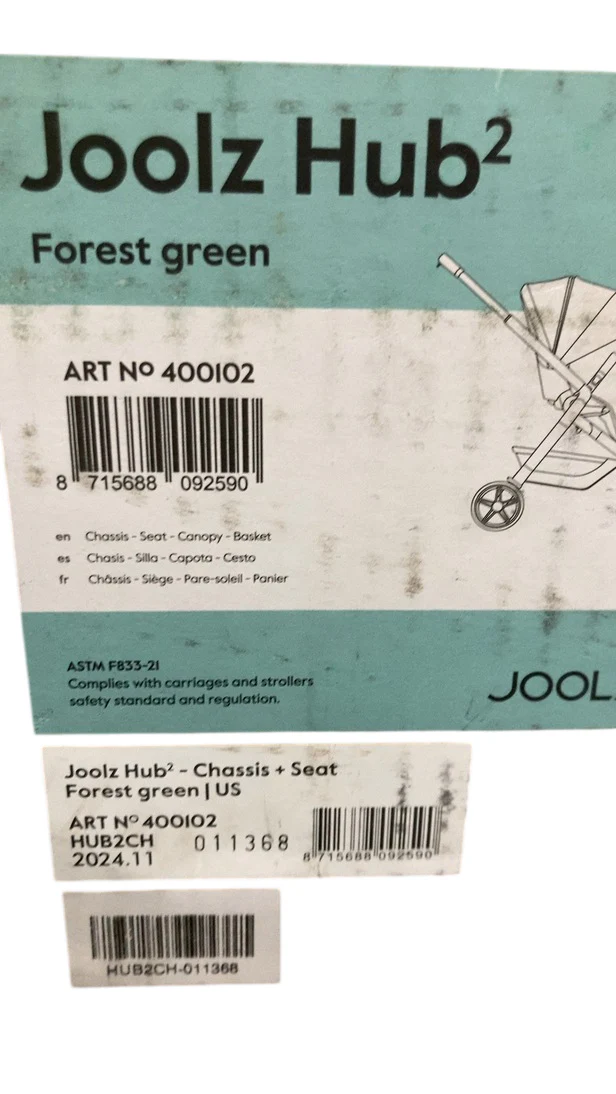 Joolz Hub2 Compact Stroller, Forest Green, 2024 - Image 5
