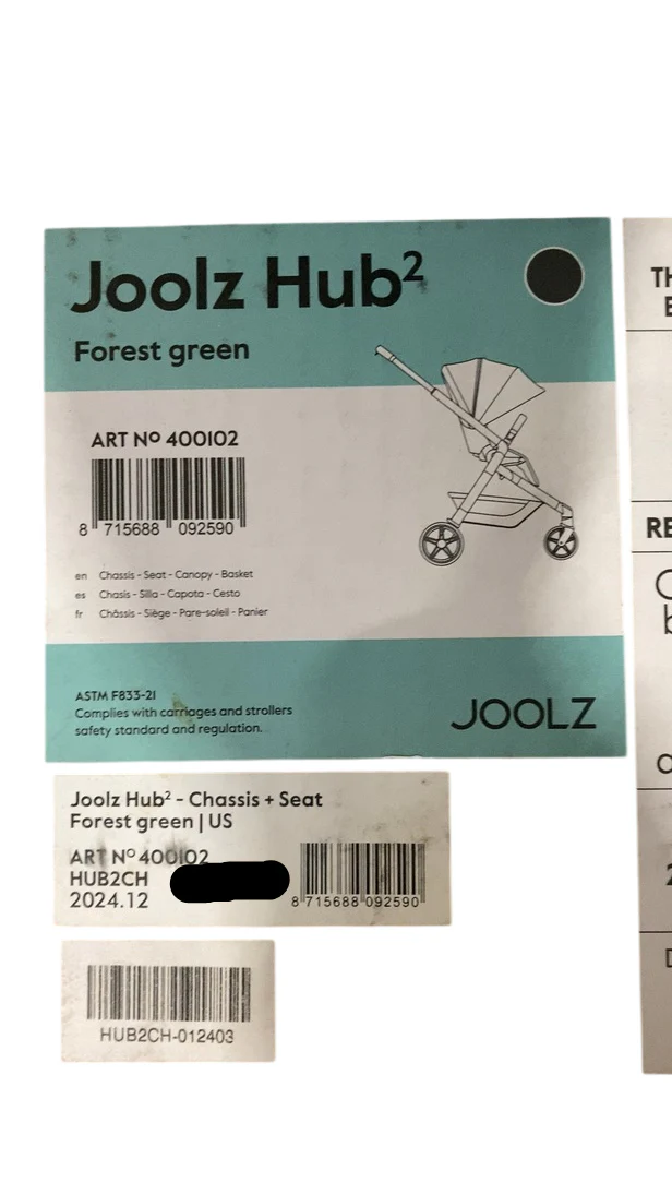 Joolz Hub2 Compact Stroller, Forest Green, 2024 - Image 2