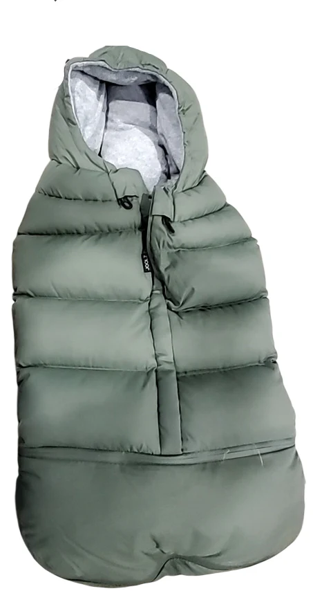 Joolz Zippered Footmuff, Forest Green, Puffer