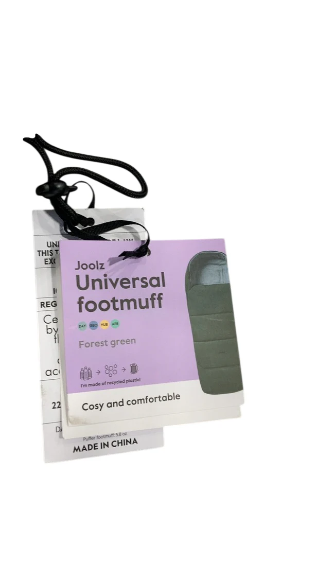 Joolz Zippered Footmuff, Forest Green, Universal - Image 4