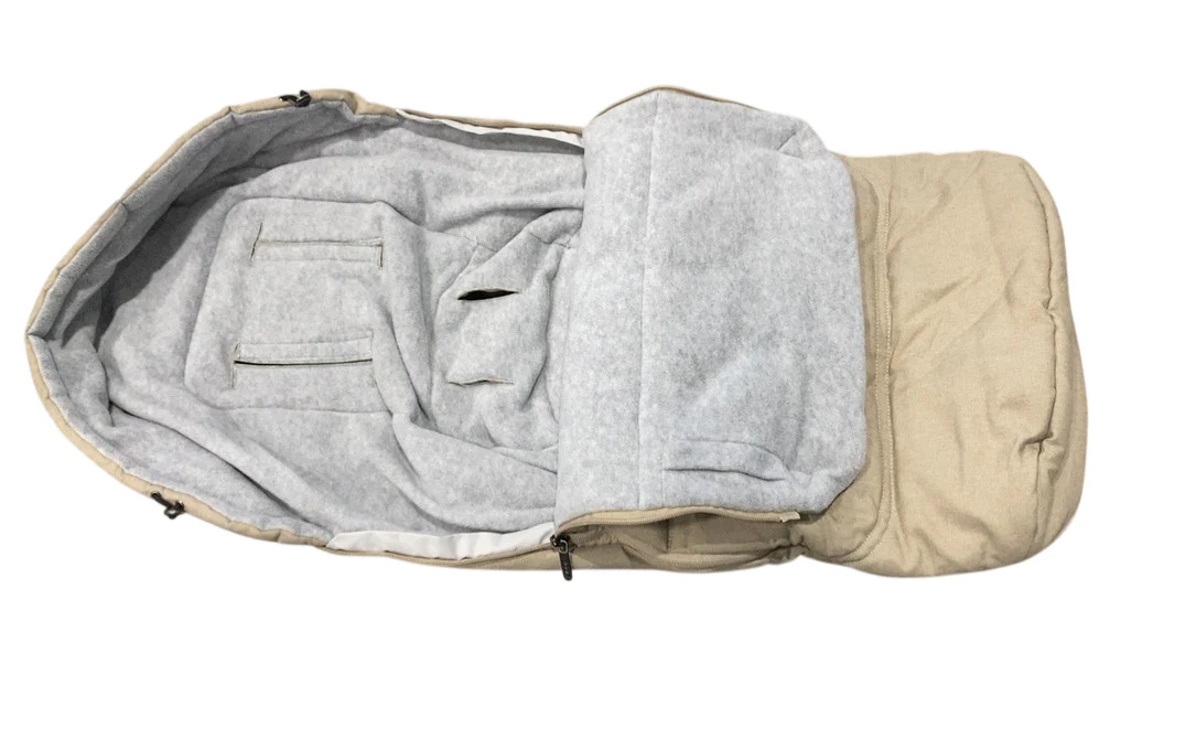 Joolz Zippered Footmuff, Sandy Taupe, Universal - Image 2