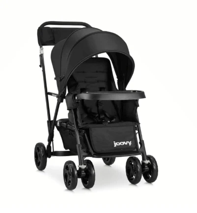 Joovy Caboose LX Tandem Stand-on Stroller, Black, 2023