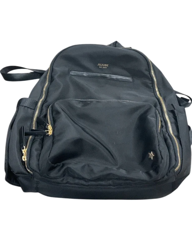 JuJuBe The Classic Diaper Backpack, Black
