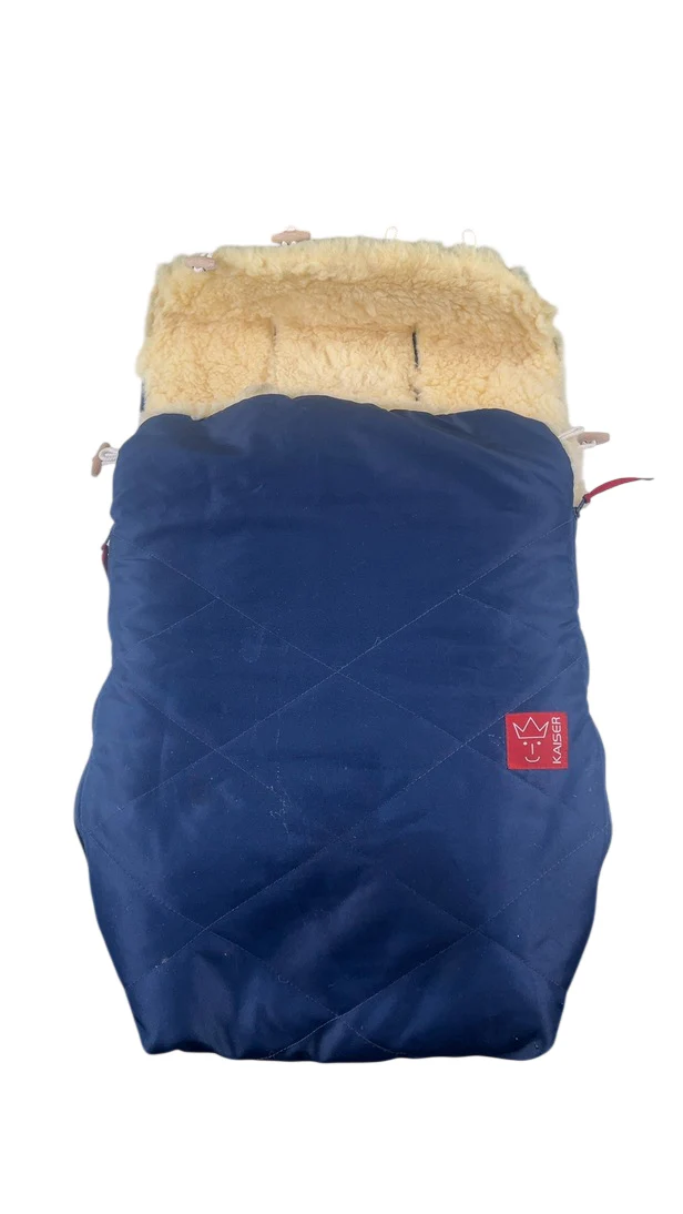 Kaiser Sherpa Fleece Lined Footmuff, Navy - Image 4