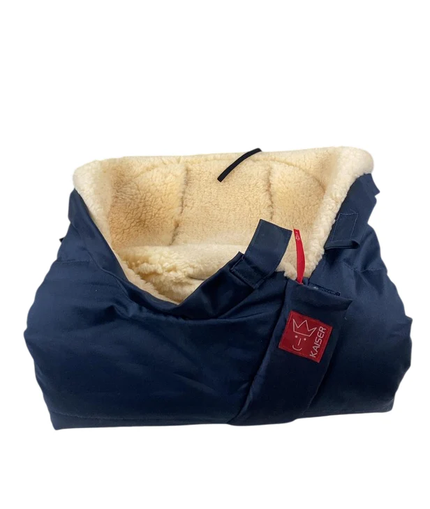 Kaiser Sherpa Fleece Lined Footmuff, Navy - Image 5