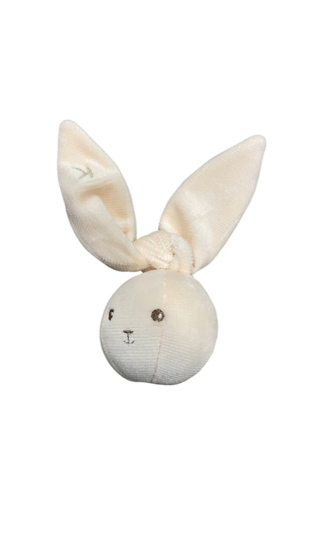 Kaloo Rabbit Rattle Ball, Cream