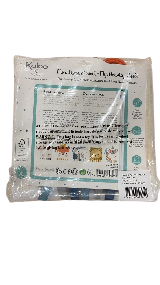 Kaloo Soft Activity Book, The Sad Whale - Image 3