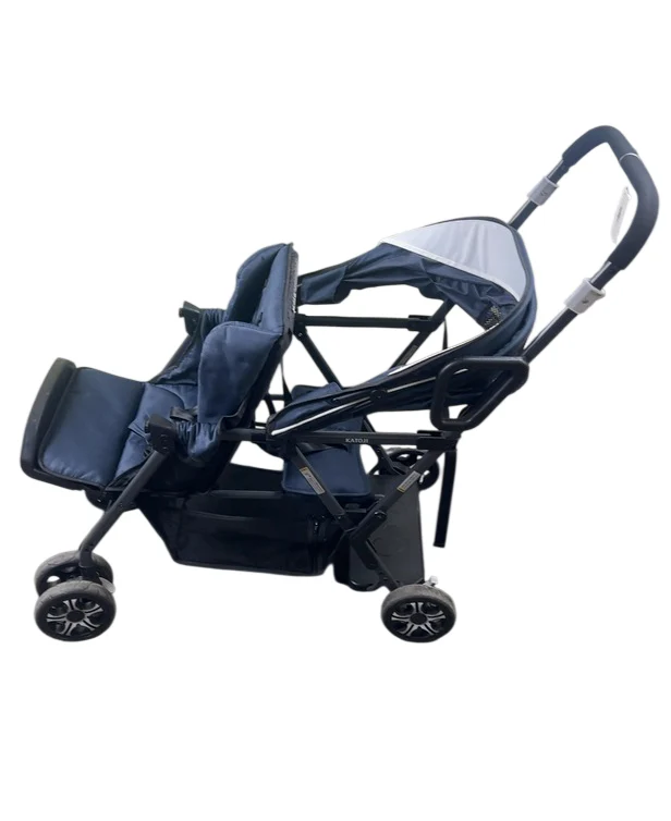 Katoji Tandem Double Stroller, Navy - Image 7