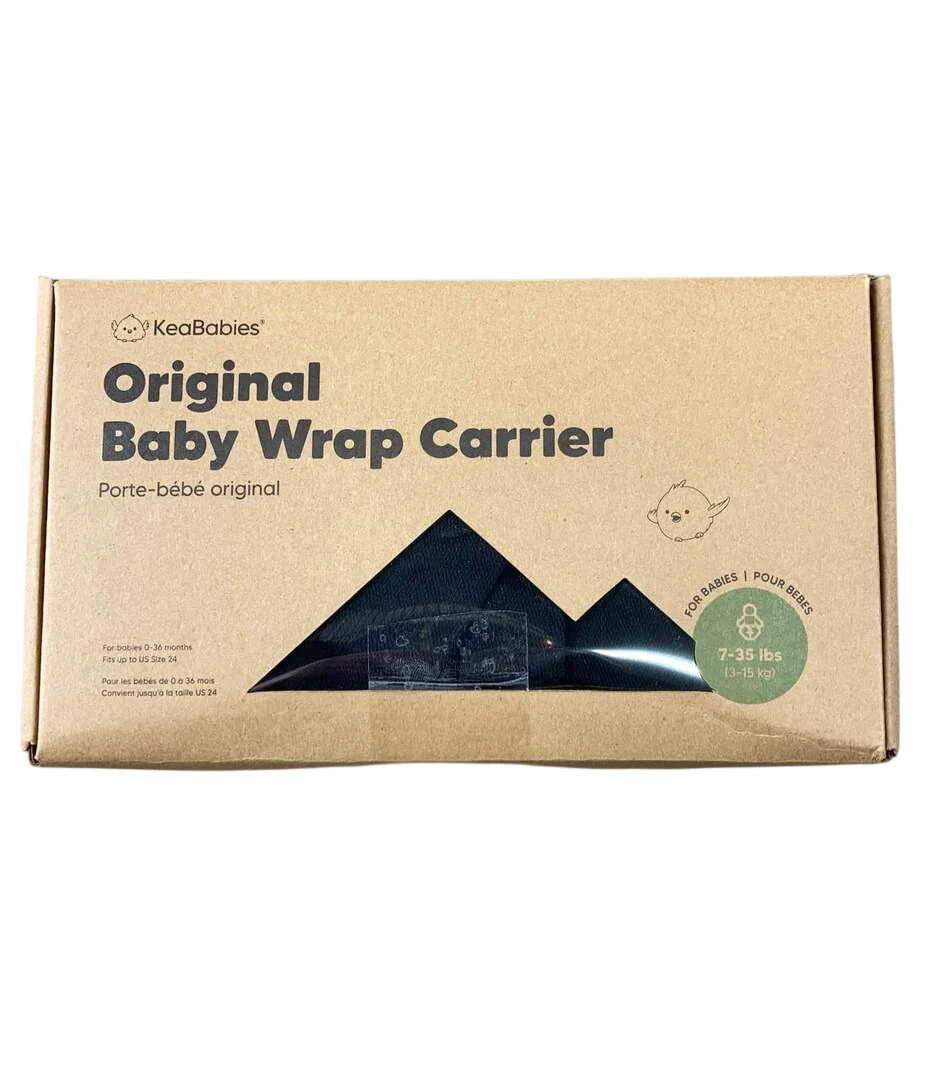 KeaBabies Wrap Carrier, Trendy Black - Image 5