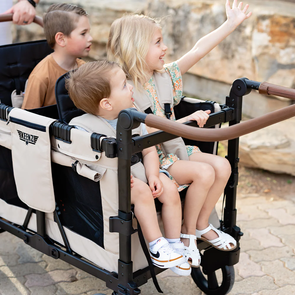 Keenz Vyo͞o The Seating Chameleon Stroller Wagon, 4 Passenger, Multiple Colors - Image 14