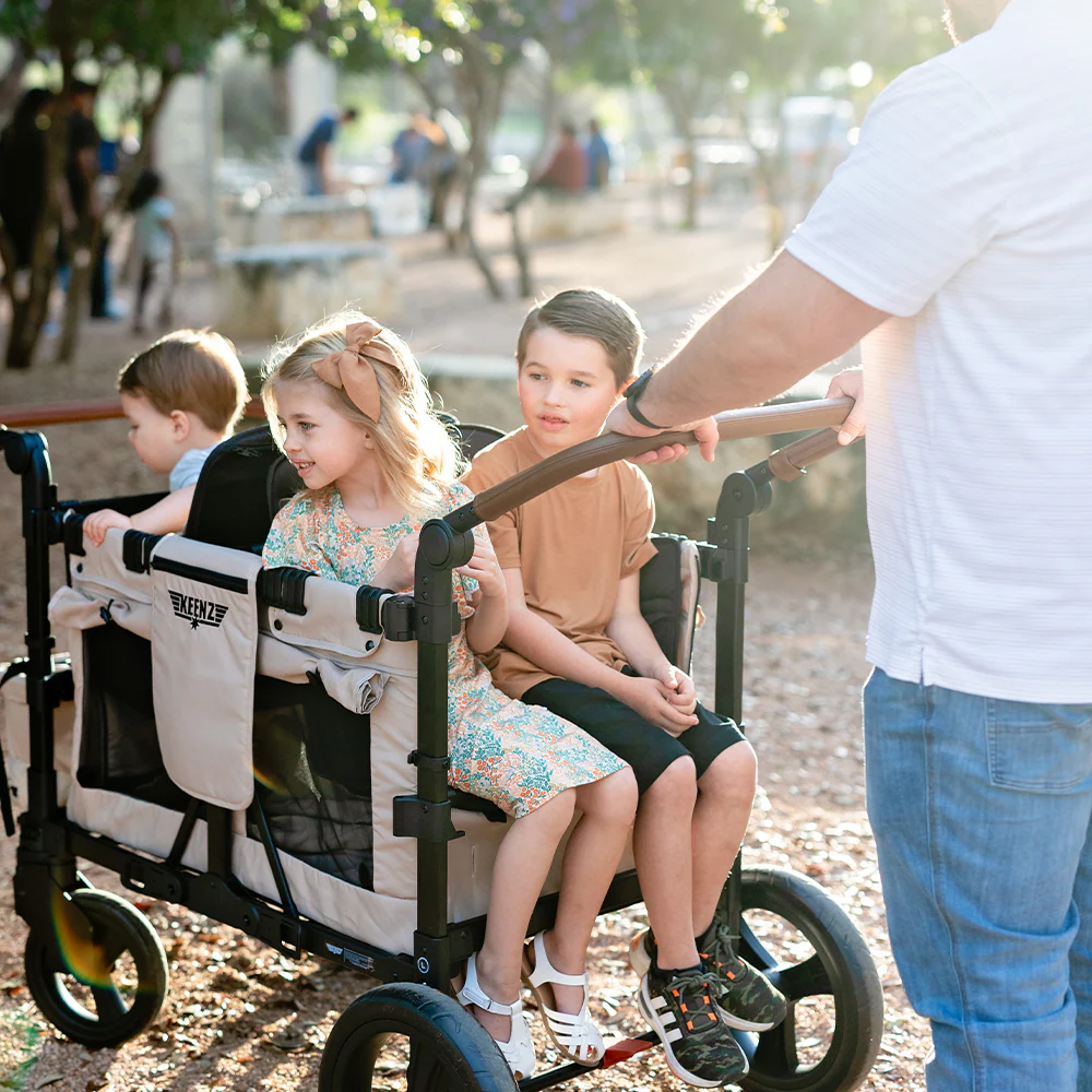 Keenz Vyo͞o The Seating Chameleon Stroller Wagon, 4 Passenger, Multiple Colors - Image 9