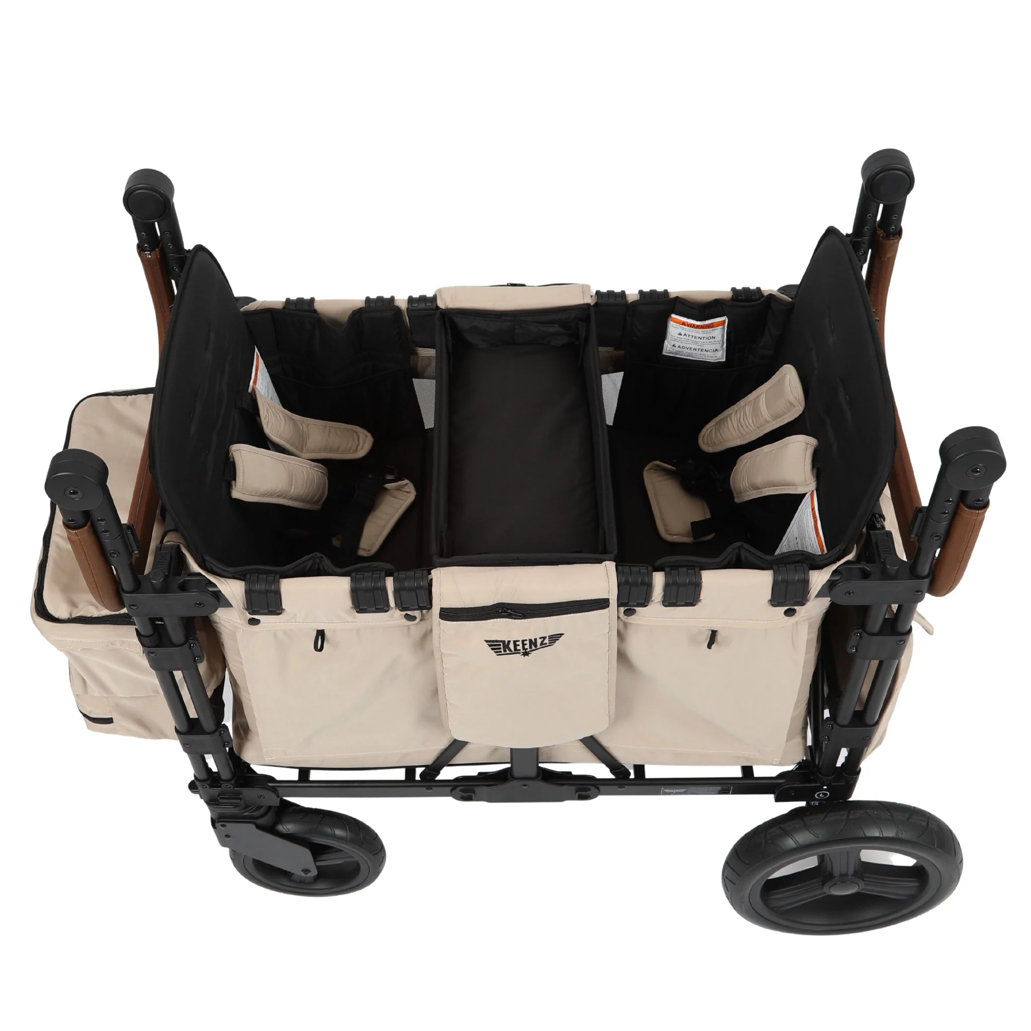 Keenz XC Luxury Comfort Stroller Wagon, 2 Passenger, Multiple Colors - Image 9