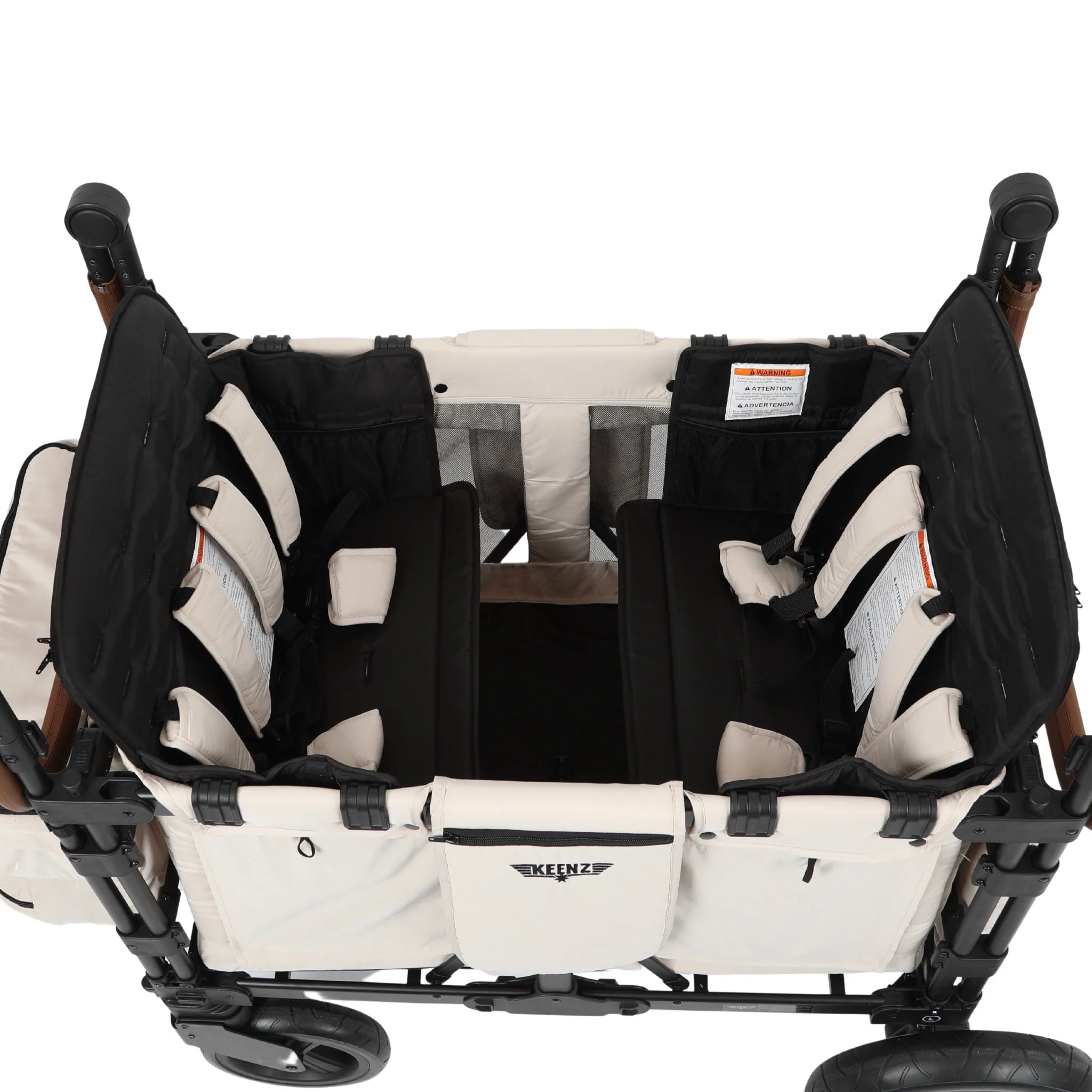 Keenz XC+ - Luxury Comfort Stroller Wagon 4 Passenger - Image 10