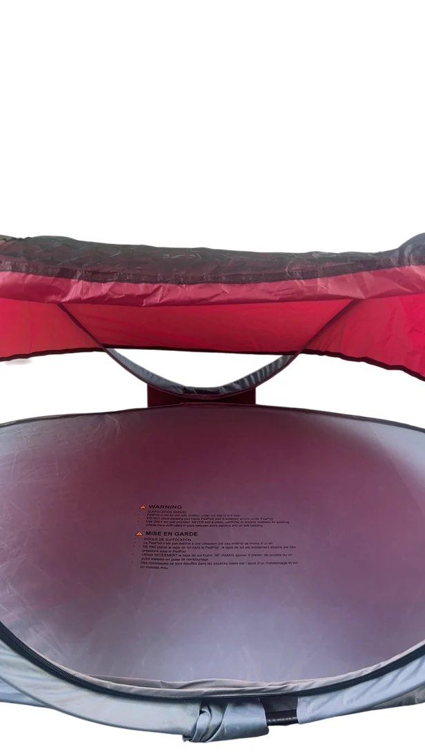 KidCo PeaPod Portable Travel Bed, Cranberry - Image 5