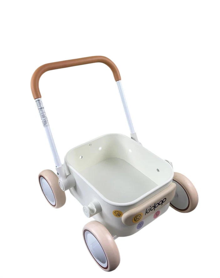 Kidpop PULA 2-in-1 Push and Pull-Along Wagon, White - Image 2