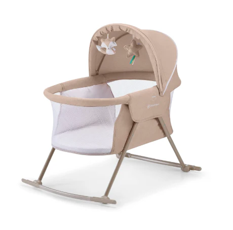 Kinderkraft LOVI Travel Bassinet, Beige - Image 9