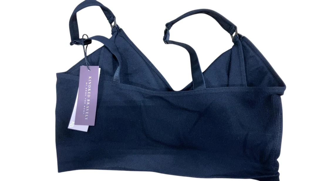 Kindred Bravely Mia Maternity & Nursing Lounge Bra, Black, XL-Busty - Image 3
