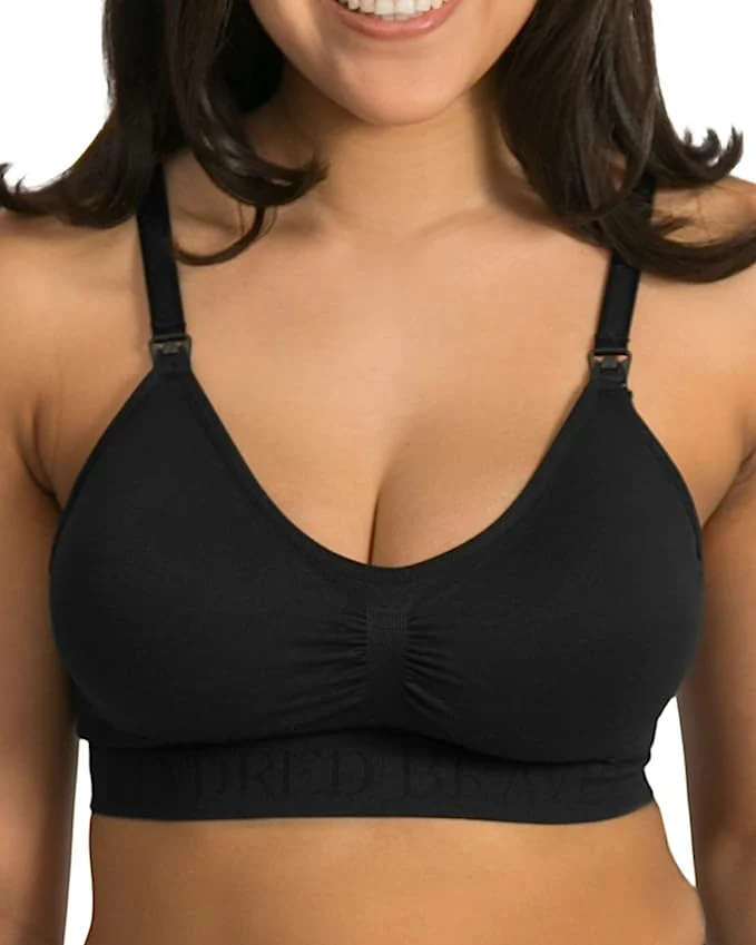 Kindred Bravely Simply Sublime Nursing Bra, Regular, Medium, Black - Image 4