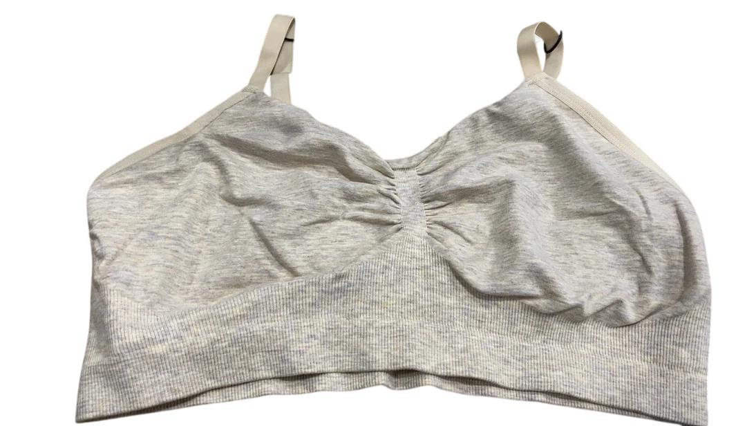 Kindred Bravely Sublime Bamboo Hands-Free Pumping Lounge & Sleep Bra, Oatmeal Heather, Regular (B-D), XL - Image 3