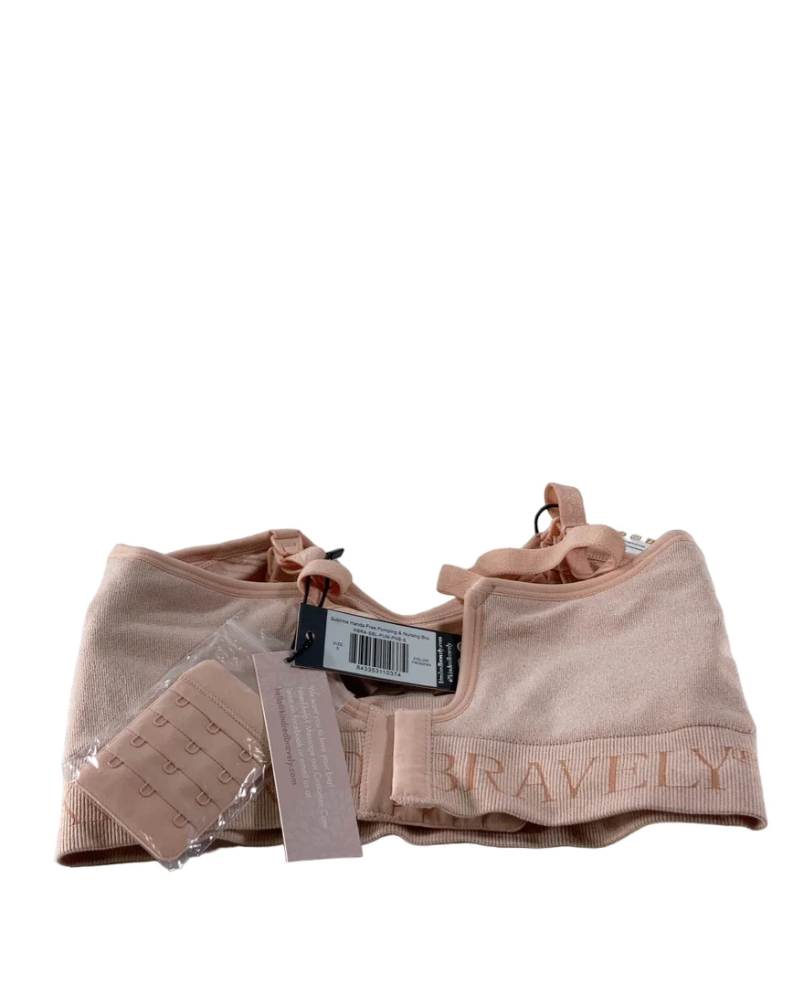 Kindred Bravely Sublime® Hands-Free Pumping & Nursing Bra, Small, Pink Heather, Regular - Image 3