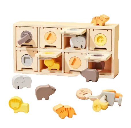 KiwiCo Peek-a-Zoo Puzzle Box, 2+