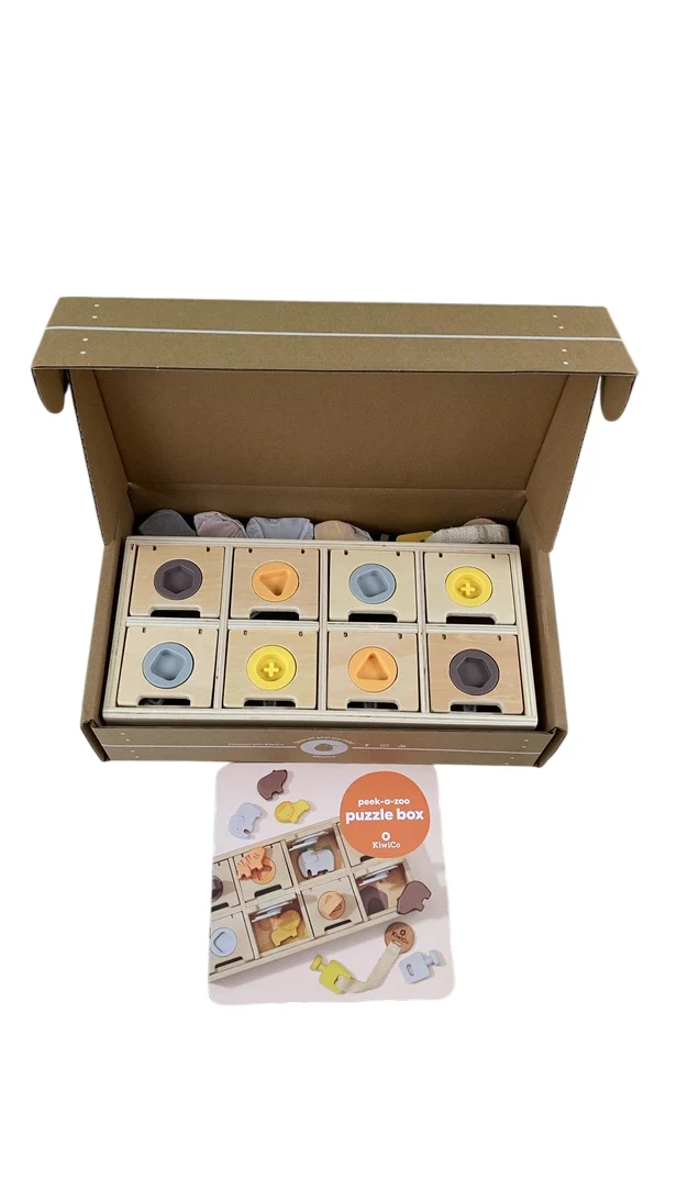 KiwiCo Peek-a-Zoo Puzzle Box, 2+ - Image 3