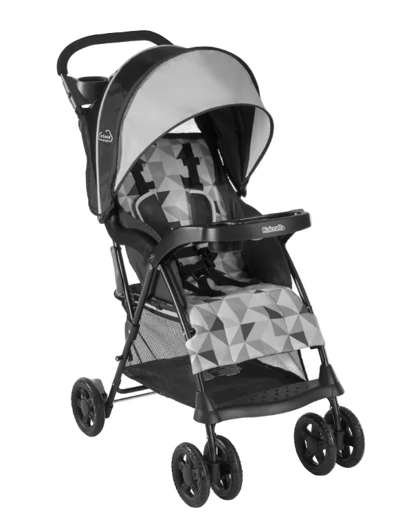 Kolcraft Cloud Sport Stroller, 2025, Triangles Gray