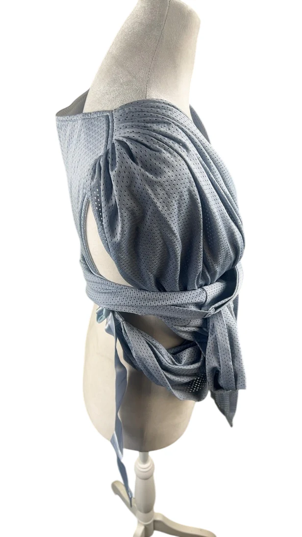 Konny Baby Carrier Flex, Pale Blue, M-4XL, AirMesh - Image 2