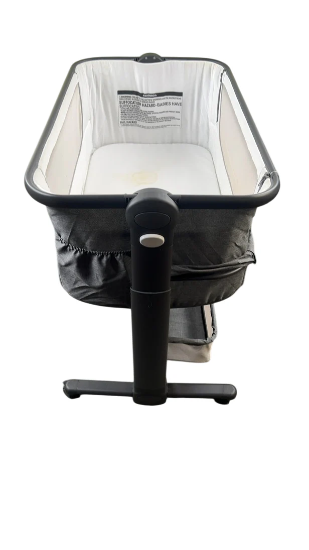 Kooler Things Portable Bedside Bassinet, Grey - Image 3