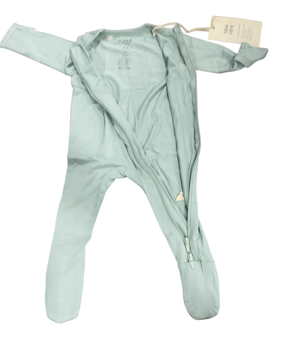 Kyte Baby Footie, 0-3 Months, Sage - Image 3