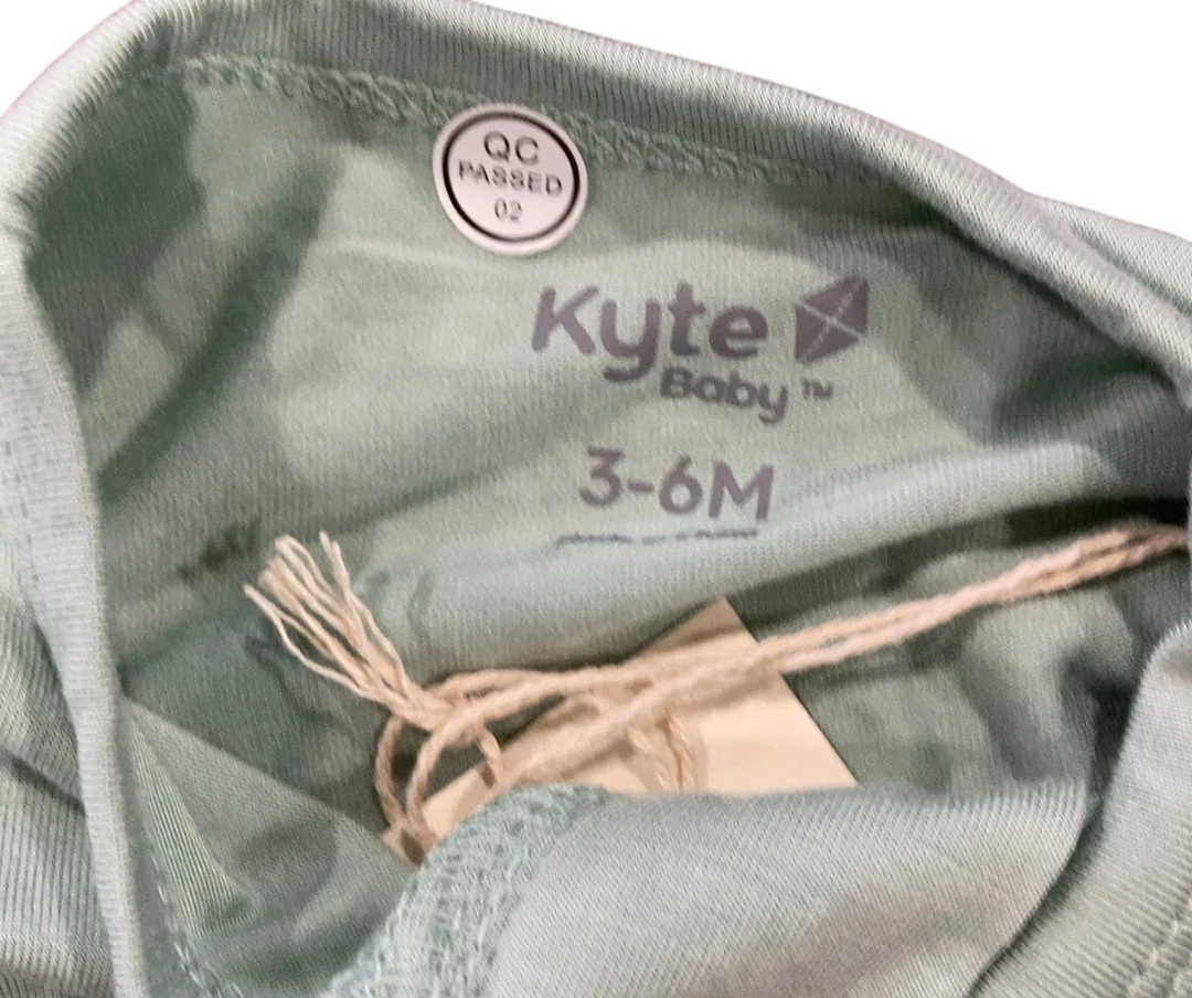 Kyte Baby Footie, 3-6 Months, Sage - Image 3