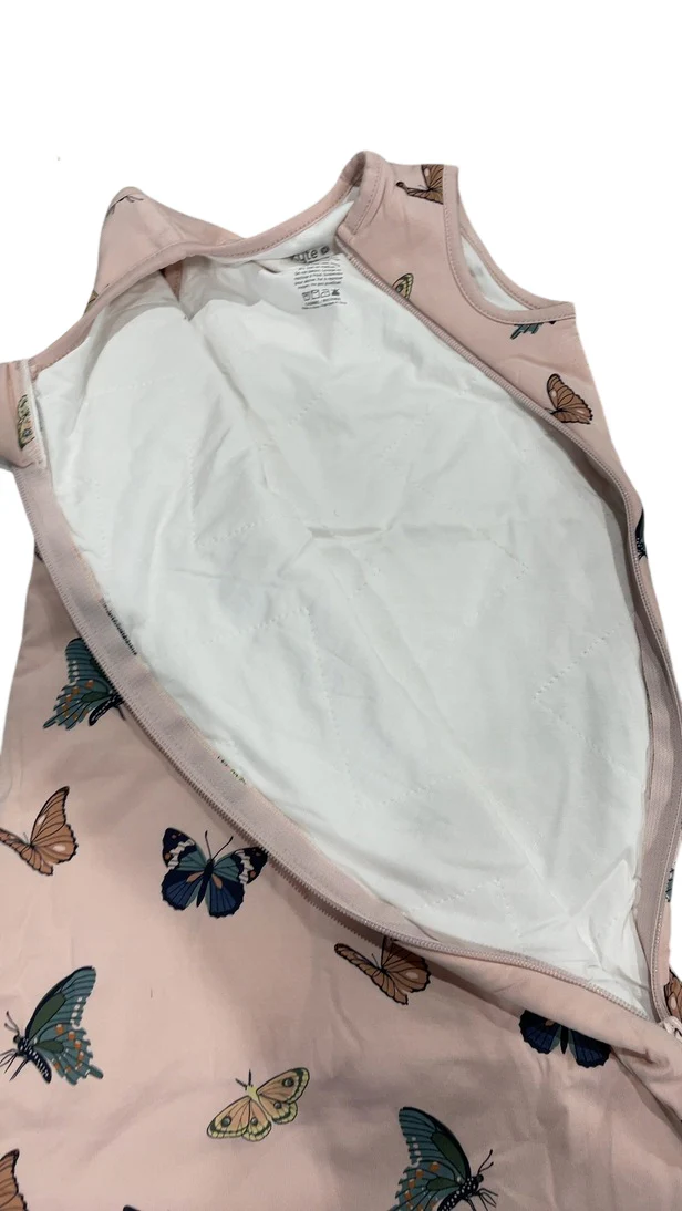 Kyte Baby Sleep Bag TOG 1.0, Blush Butterfly, Small (14-20lbs) - Image 3