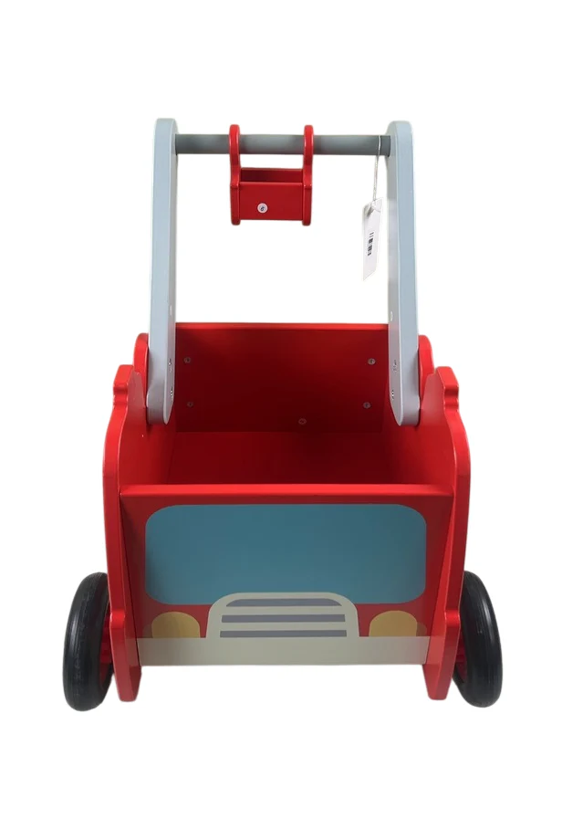 Labebe Wooden Fire Truck Baby Walker, 1-3 yrs - Image 2