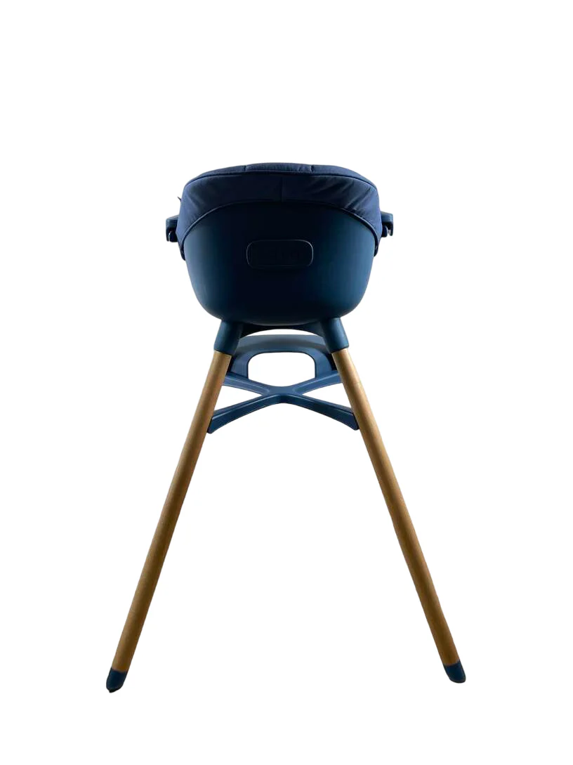 Lalo High Chair with Infant Kit, Blueberry, Blueberry, Natural Wood - Image 4