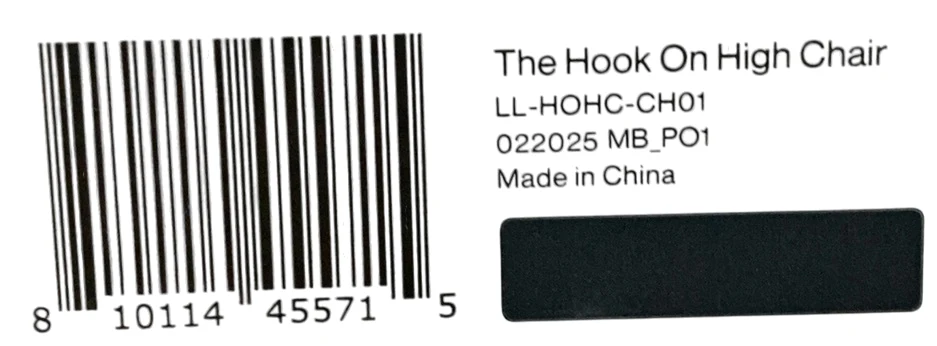 Lalo Hook-On High Chair, Licorice - Image 4