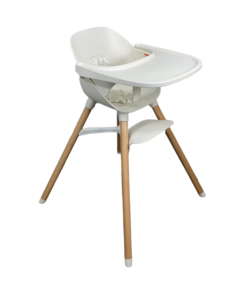 Lalo The Chair, Coconut, Natural Wood