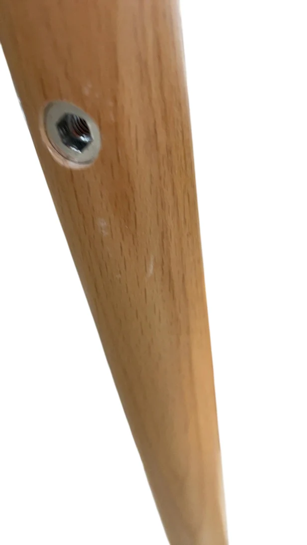 Lalo The Chair, Coconut, Natural Wood - Image 8