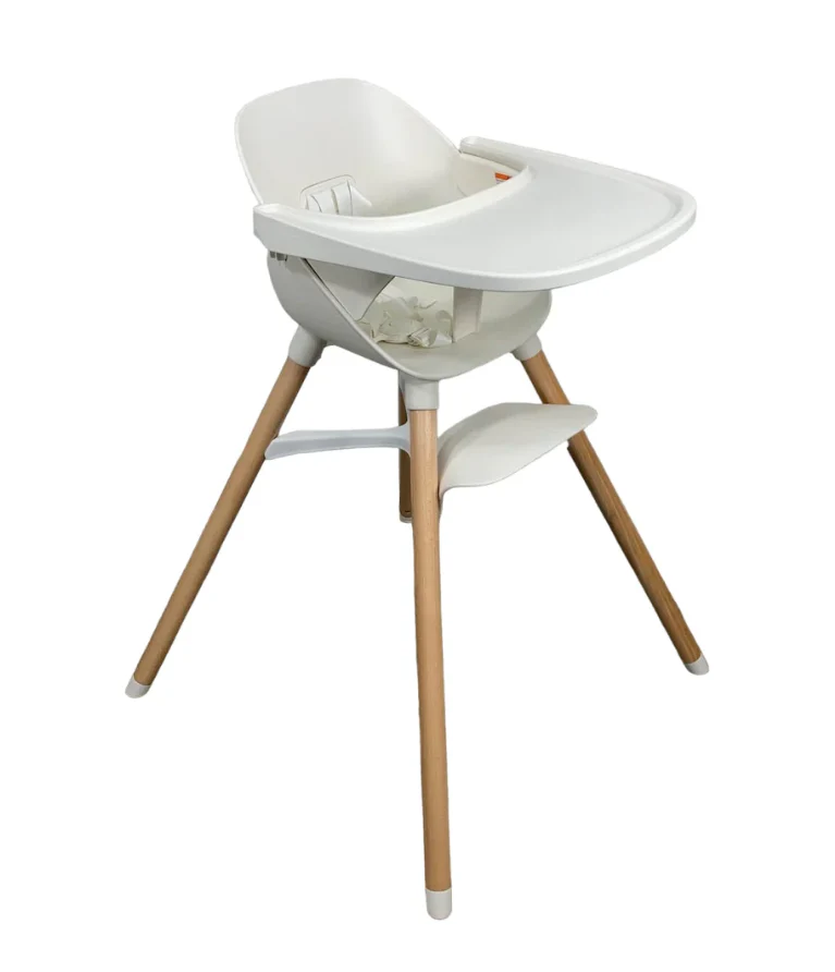 Lalo The Chair, Coconut, Natural Wood