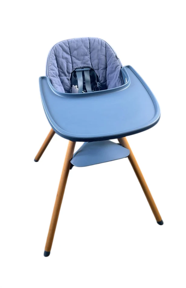 Lalo The Chair with Cushion, Blueberry, Blueberry, Natural